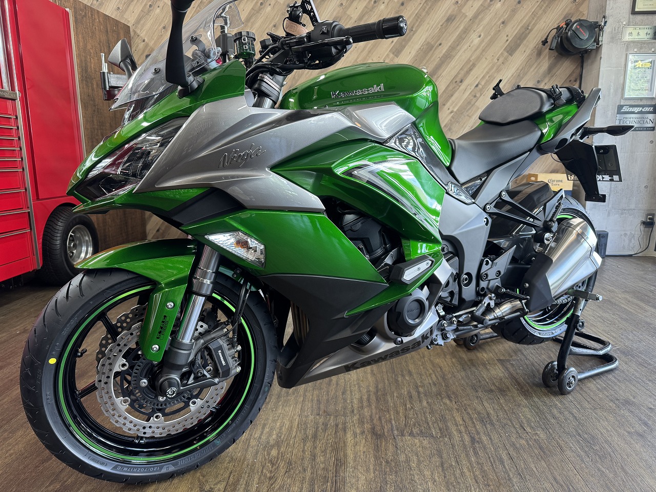 2025年新商品】kawasaki Ninja1000 BS SPORTTOURING T33にタイヤ交換